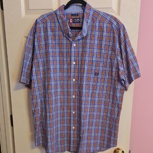 Chaps Men's Multicolor‎ Plaid Button-Down Shirt